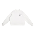 Essential Fleece Mock-Neck Crew Sweatshirt